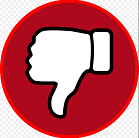 thumbs down